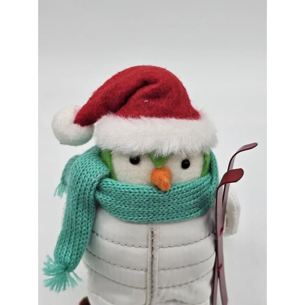 Wondershop Featherly Friends Powell 2020 Christmas Bird Winter Ski Figurine